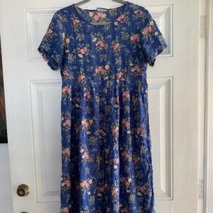Erika & Co blue cottagecore floral dress‎